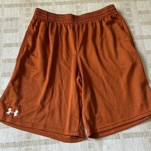 Under Armour Boys Orange Shorts